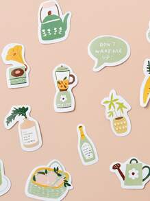 45pcs Mixed Pattern Random Sticker - Multicolor - View 6
