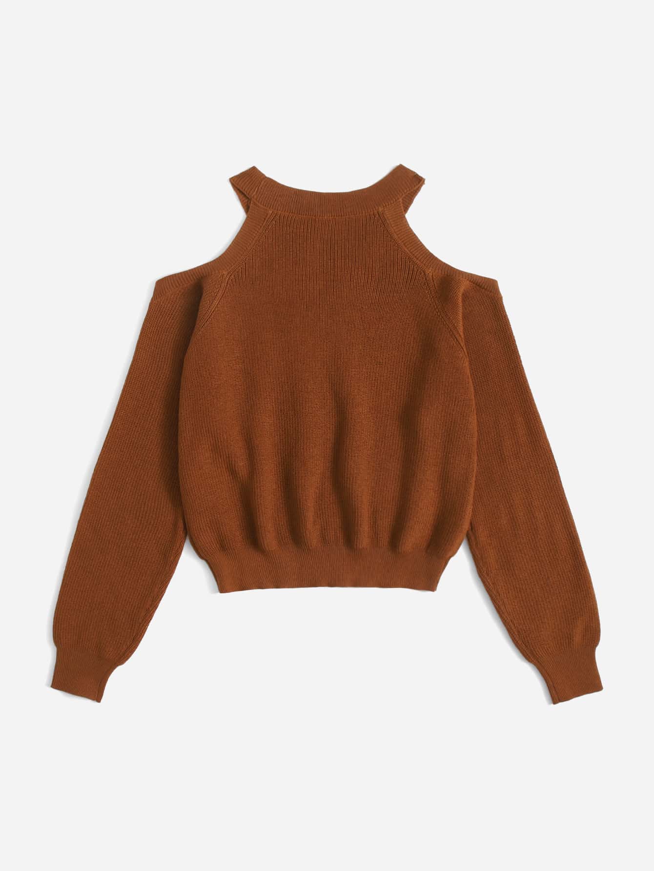 Teen Girls Cold Shoulder Sweater In Fall/Winter
