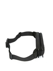 Mini Men Patch Decor Waist Bag Chest Bag - Black - View 5