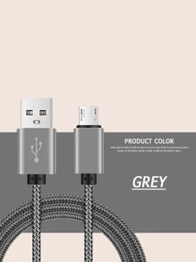 1入組編織數據線 - 灰色 - 查看 4