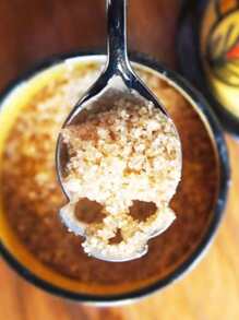 Thiết kế hộp sọ 1 cái Thìa cà phê bằng thép không gỉ - Bạc - Xem 6