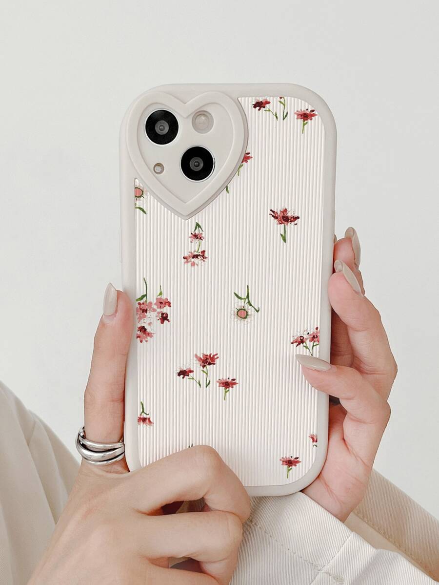 花朵1入組TPU花卉手機殼，適用於iPhone X，XR，XS Max，11，12，13，14 - 彩色 - 查看 1