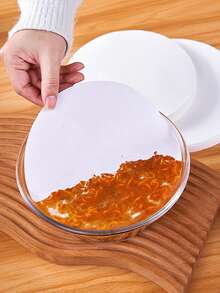 50 piezas Aceite absorción Papel para hornear - Blanco - Ver 2