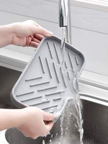 1pc Multifunction Drain Rack - Grey - View 4