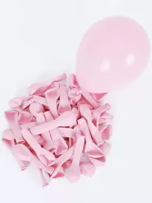 50个纯色气球，圣诞节 - 粉色 - 查看 2