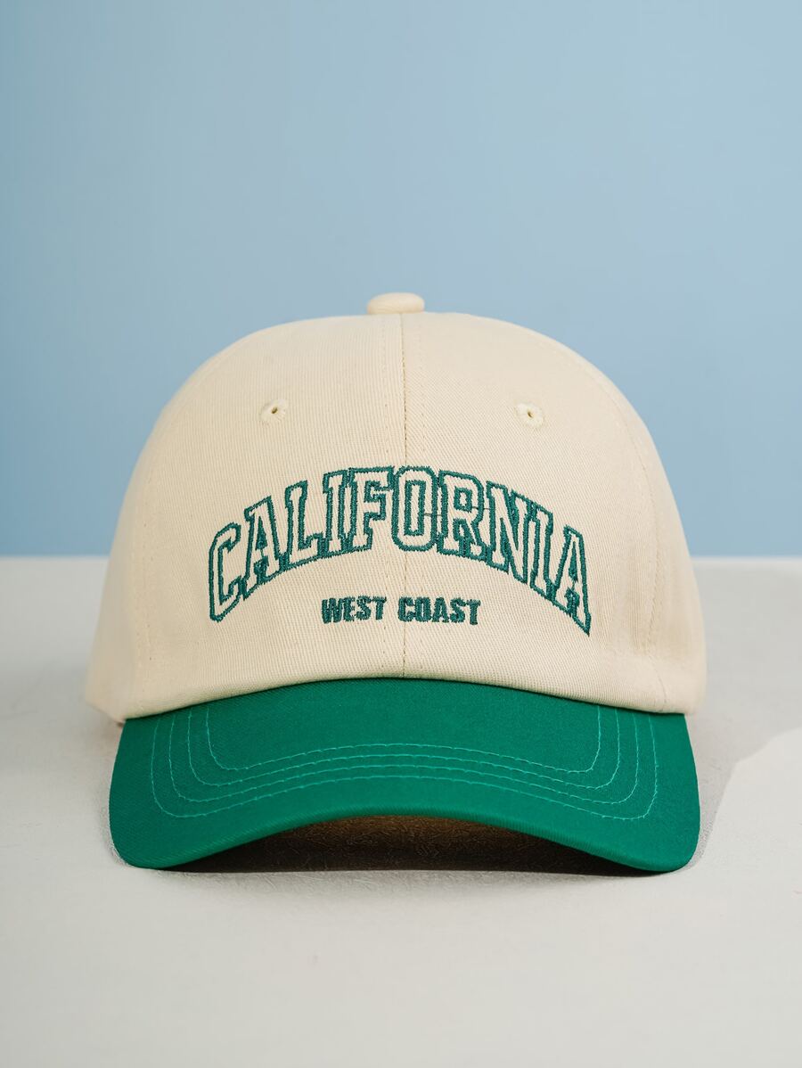 Gorra de béisbol para hombre con bordado de letra de estilo callejero - Multicolor - Ver 1