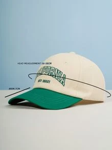 Gorra de béisbol para hombre con bordado de letra de estilo callejero - Multicolor - Ver 5