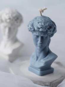 1pc David Statue Candle Silicone Mold - White - View 4