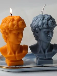 1pc David Statue Candle Silicone Mold - White - View 6