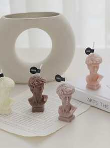 1pc David Statue Candle Silicone Mold - White - View 7