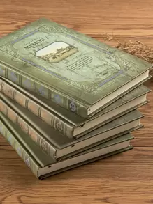 1入組復古圖案隨機筆記本 - 彩色 - 查看 6