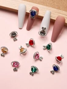 12入組心形戒指行星六色珠寶袋 - 彩色 - 查看 1