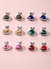 12入組心形戒指行星六色珠寶袋 - 彩色 - 查看 3