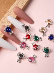 12入組心形戒指行星六色珠寶袋 - 彩色 - 查看 4