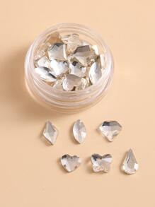 FULL BEAUTY 1 caja Decoración de uñas con diamante de imitación - transparente - Ver 5