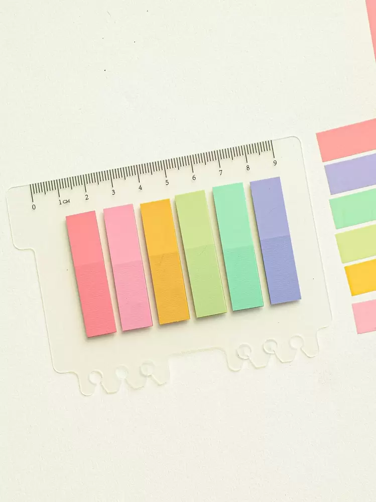 1 pièce Note Autocollante D'index - Rose bonbon - Voir 5