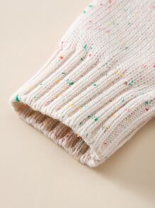 Bebé Jersey tejido jaspeado - Albaricoque - Ver 3