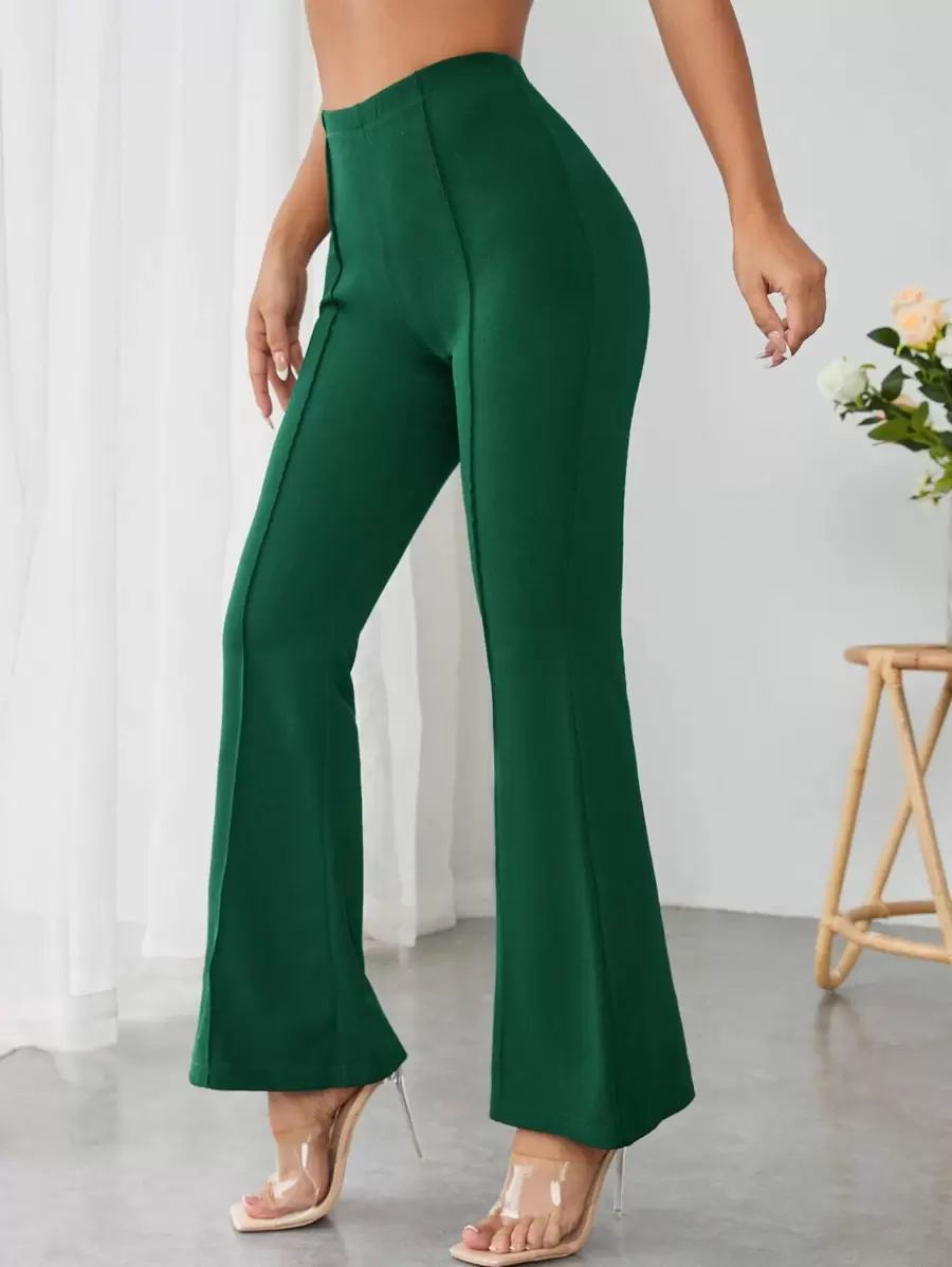 SHEIN PETITE Quần nữ màu trơn Giải trí