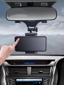 Rotatable Car Phone Holder - Black - View 2