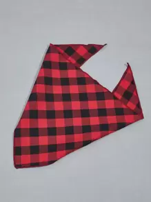 Plaid Print Pet Bandana