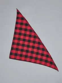 Plaid Print Pet Bandana