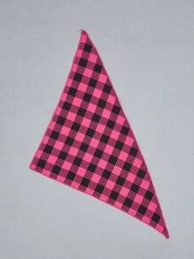 Khăn rằn in họa tiết kẻ sọc cho thú cưng - Màu Hồng Tươi - Xem 4