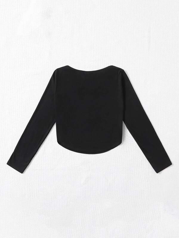 Shein Plus Half Button Tee Shein Usa