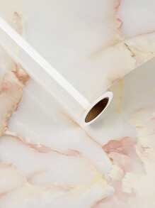 1卷大理石纹墙纸，PVC防水自粘桌椅翻新贴纸，用于家庭装饰，翻新贴纸可撕墙板，墙纸，壁纸，春季装饰品让您的家焕然一新，节日装饰贴纸礼物生日毕业