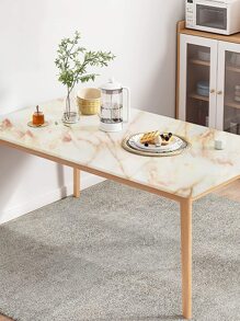 1卷大理石纹墙纸，PVC防水自粘桌椅翻新贴纸，用于家庭装饰，翻新贴纸可撕墙板，墙纸，壁纸，春季装饰品让您的家焕然一新，节日装饰贴纸礼物生日毕业