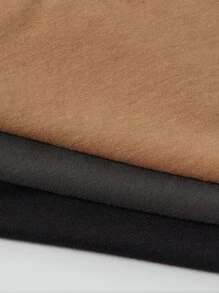 SHEIN Unity Bộ đồ hai mảnh nữ Khối Màu Giải trí - Nhiều màu - Xem 7