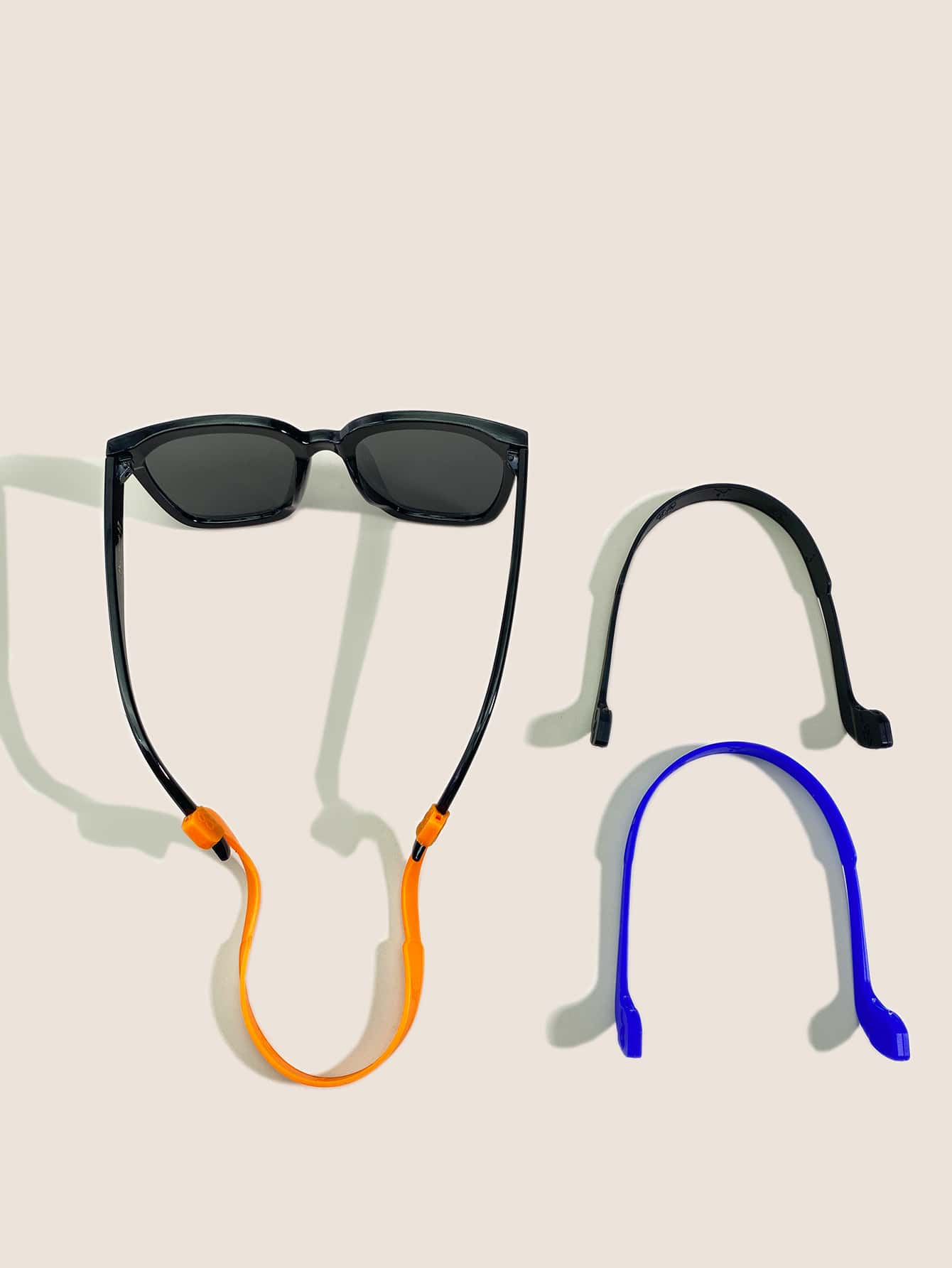 3pcs Minimalist Glasses Anti-Slip Accessory - Multicolor - View 1