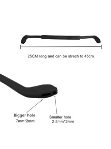 3pcs Minimalist Glasses Anti-Slip Accessory - Multicolor - View 4