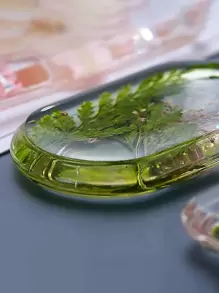 6 件装混合图案 DIY 硅胶模具，小吊坠硅胶模具，适用于 DIY 工艺品 - 無色 - 查看 5