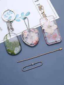 6 件装混合图案 DIY 硅胶模具，小吊坠硅胶模具，适用于 DIY 工艺品 - 無色 - 查看 7