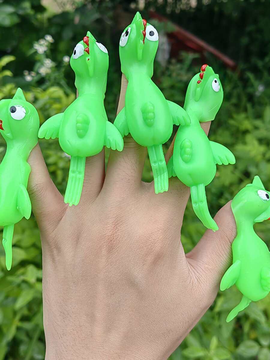2 piezas Juguete para gato con diseño de dibujos animados catapulta - Verde - Ver 1