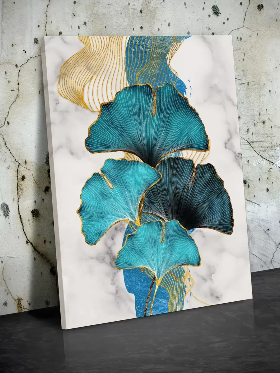 1pc Phong cách Bắc Âu, Lá bạch quả trừu tượng, Tranh khung hoàn thiện, Tranh khung bảng mật độ, Tranh in vải nghệ thuật, Thích hợp cho phòng khách phòng ngủ, Có thể tái sử dụng, Tranh trang trí tường có thể tháo rời với tranh khung, Áp phích cho phòng, Nghệ thuật treo tường vải, Trang trí nhà cửa, Trang trí phòng hiện đại thẩm mỹ, Trang trí tường Cottagecore, Trang trí văn phòng - Nhiều màu - Xem 1