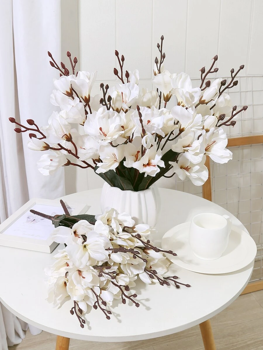 1支人造玉蘭 - 白色 - 查看 1