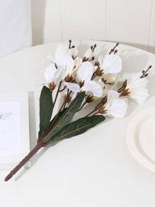 1支人造玉蘭 - 白色 - 查看 3
