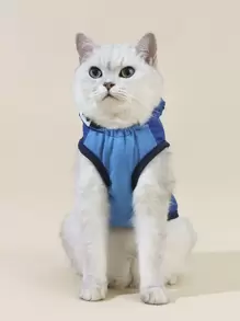 1pc Cartoon Design Pet Costume Halloween Halloween Costumes - Blue - View 4