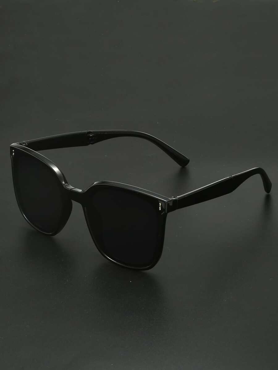 Kính thời trang gọng vuông cho nam đi biển mùa hè, ngoài trời, du lịch - màu đen - Xem 1