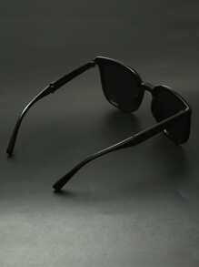 Kính thời trang gọng vuông cho nam đi biển mùa hè, ngoài trời, du lịch - màu đen - Xem 3