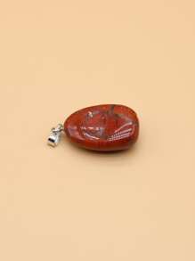 5入組/套石頭DIY吊墜 - 紅色 - 查看 3
