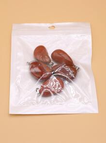 5入組/套石頭DIY吊墜 - 紅色 - 查看 6