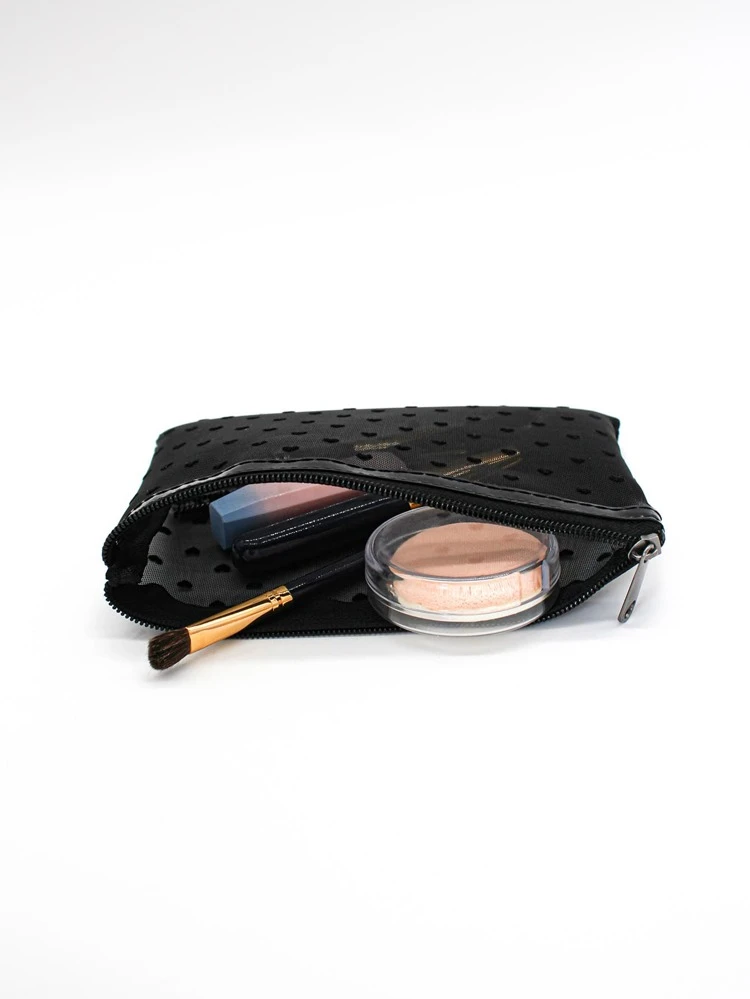 Simple Style Mesh Cosmetic Bag With Heart Shape Pattern, Makeup Bag Makeup Pouch Skincare Bag Toiletry Bag Packing Cubes, Travel Essentials Cruise Essentials Dorm Essentials, Wedding Bridesmaid Gifts, Mom Gifts, Birthday Gifts, Gifts For Friends And Teachers, Home Decor, Bathroom Living Room Bed Make Up Organizer, Nail Polish Organizer Makeup Bag Storage Makeup Case Makeup Travel Toiletry Organizer Essentials Gifts Storage Zipper Accessories Nail, Makeup Bag, Makeup Pouch, Bag, Makeup Cases, Small Makeup Bag,Makeup Pouch,Cosmetic Bag,Travel Essential,Large Capacity,Large Makeup Bag,Christmas Gifts,Pouch,Travel,Gifts For Women Travel Essential,Pouch,Clutch / Small Handbag, Makeup Organizer,Makeup Organize,Pouch,Brush Holder,Mini Pouch,Large Capacity Pouch,Gifts For Women,Christmas Gifts,Gift Ideas For Women,Pouch,Makeup Pouch,Travel Essential