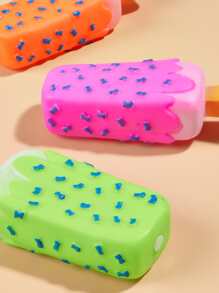 1 pieza Juguete de sonido de mascota con diseño de helado al azar - Multicolor - Ver 3