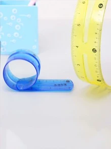 1 Stück zufällige Farbe Lineal, Lineale - Verschiedenfarbig - Übersicht 2