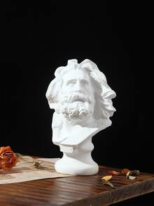 1pc Figure Shaped Decoration Craft - White - View 4