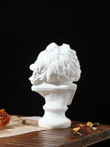 1pc Figure Shaped Decoration Craft - White - View 5