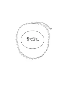 Fashionable And Popular Men Faux Pearl Decor Necklace For Jewelry Gift And For A Stylish Look - Multicolor - View 3