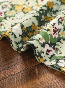 女孩高低下擺T恤和小碎花吊帶連衣裙 - 彩色 - 查看 5